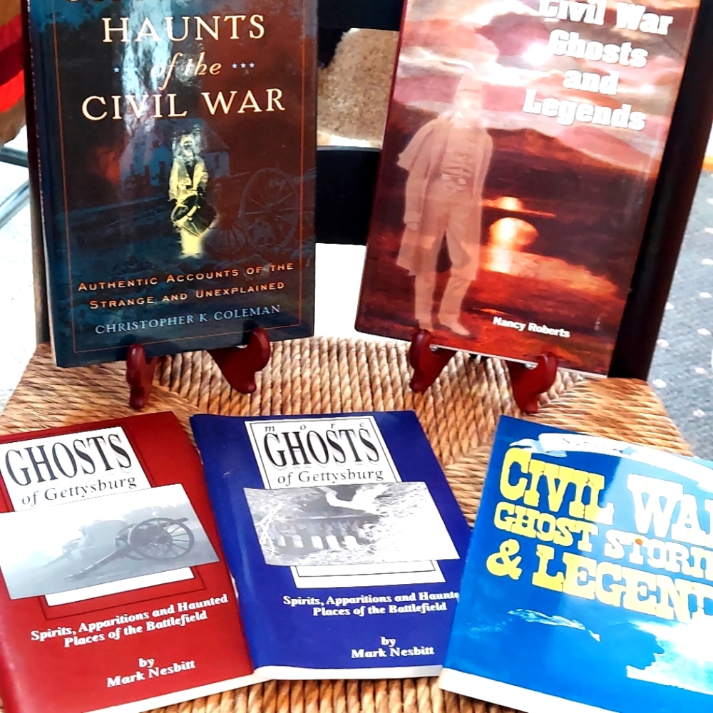 Set of 5 Books on Civil War Ghost Stories and Legends